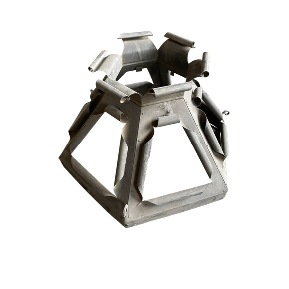 Vintage Indastrial Style Hexagonal Metal Flush Mount Light Frame